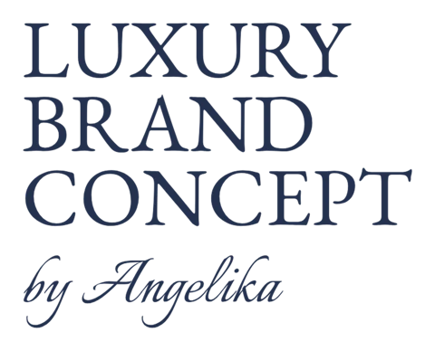 Luxury Brand Concept Logo Navy